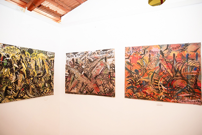 מהתופת באוקראינה לגלריה בעפולה